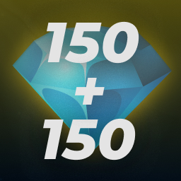 (150+150) 150+15 (First Top Up)