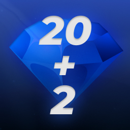 20+2 الماس موبایل لجند