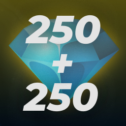 (250+250) 250+25 (First Top Up)