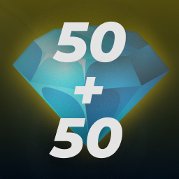 (50+50) 50+5 (First Top Up)