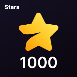 1,000 استارز تلگرام