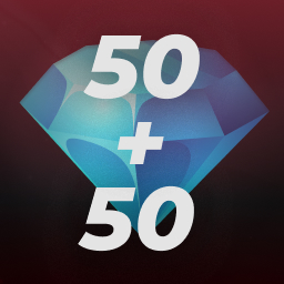 50+50 (50+5) First Topup (اندونزی)