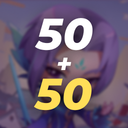 50+50 جم دوبل (First Recharge) مجیک چس گوگو