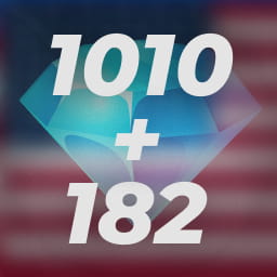 1010+182 الماس موبایل لجند آمریکا
