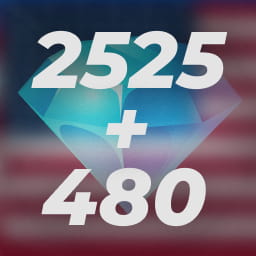2525+480 الماس موبایل لجند آمریکا